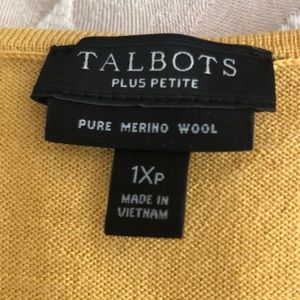 NWOT Talbots lightweight sweater it 1XP
